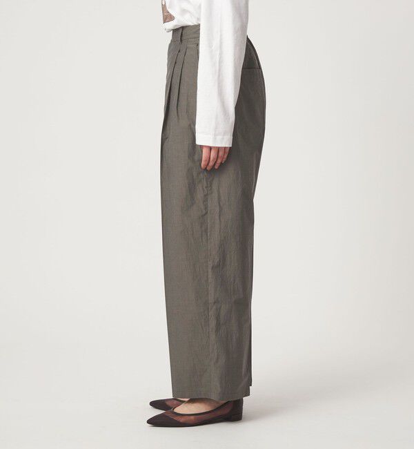 UNITED ARROWS green label relaxing「FAbRICA 2タック ワイド パンツ」|チノ|