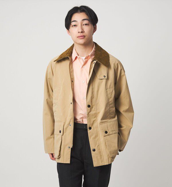 UNITED ARROWS green label relaxing「＜Barbour＞オーバーサイズフィット ピーチスキン ビデイル ジャケット ブルゾン」|ブルゾン・スタジャン|BEIGE