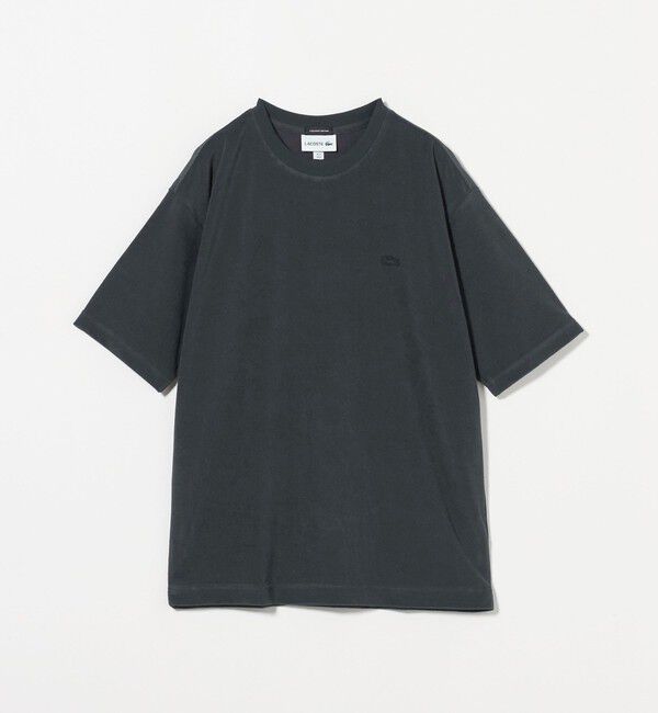 BEAUTY&YOUTH UNITED ARROWS「＜LACOSTE for BEAUTY&YOUTH＞ 1トーン パイル Tシャツ」|Tシャツ・カットソー|DK.GRAY
