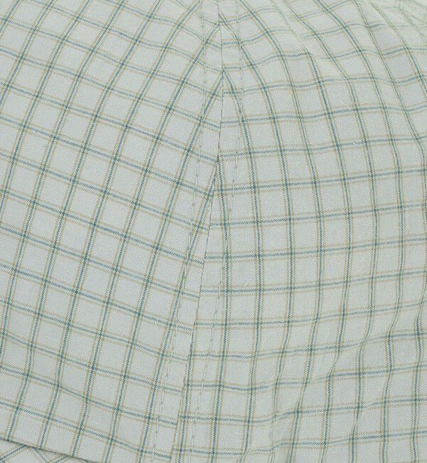 STEVEN ALAN「＜Steven Alan＞ ポプリン グラフチェック キャップ」|キャップ・キャスケット|