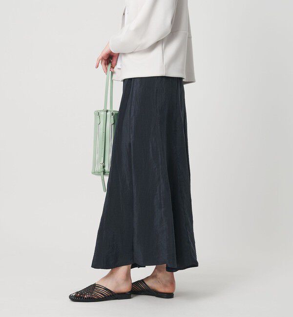 BEAUTY&YOUTH UNITED ARROWS「セルロースナイロン ワッシャーロングスカート ウォッシャブル」|スカート|