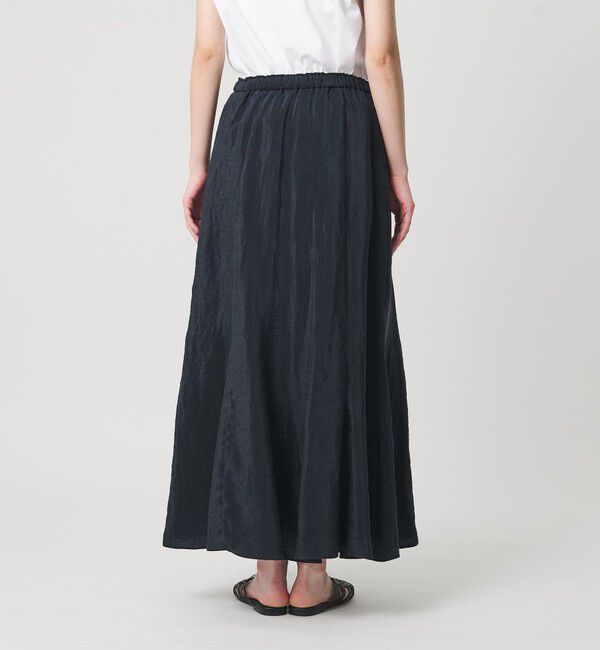 BEAUTY&YOUTH UNITED ARROWS「セルロースナイロン ワッシャーロングスカート ウォッシャブル」|スカート|