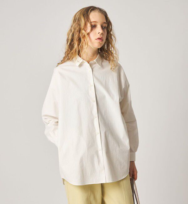 STEVEN ALAN「＜Steven Alan＞ドルマンスリーブ シャツ」|シャツ・ブラウス|WHITE