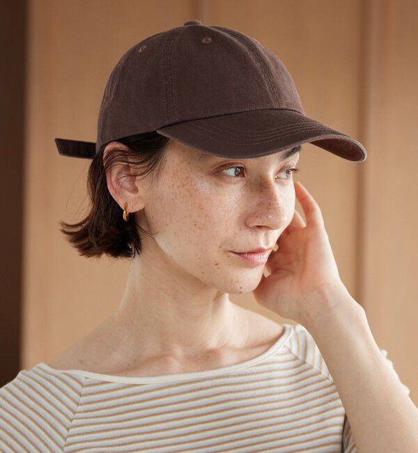BEAUTY&YOUTH UNITED ARROWS「コットン キャップ ウォッシャブル」|キャップ・キャスケット|DK.BROWN