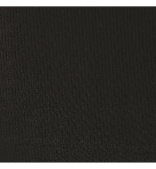 Ray BEAMS 「リブ ギャザー オフショルダー Tシャツ」|Tシャツ・カットソー|