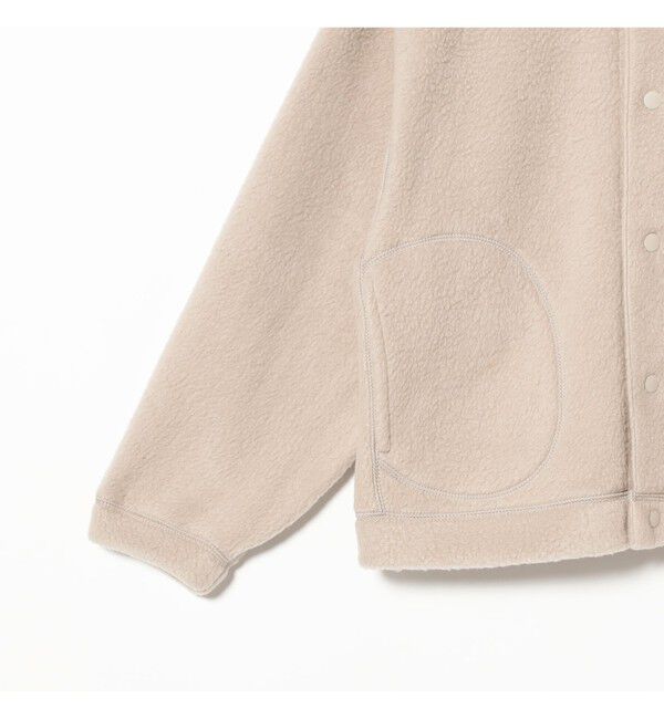 Ray BEAMS 「DANTON / DOUBLE FACE BOA STAND COLLAR CARDIGAN」|ブルゾン・スタジャン|
