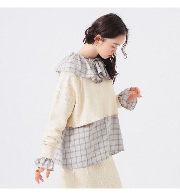 BEAMSBOY「ミリタリー ショート プルオーバー」|ニット・セーター|