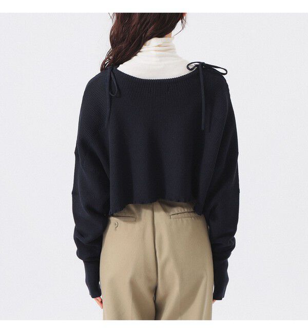 BEAMSBOY「ミリタリー ショート プルオーバー」|ニット・セーター|