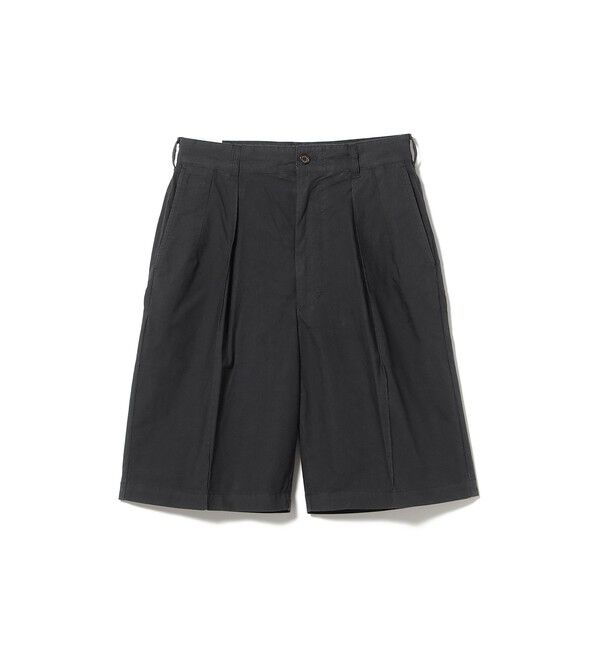Ray BEAMS 「FARAH / Garment Dye Pin Tuck Wide Shorts」|その他|BLACK