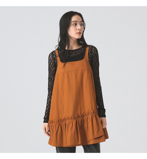 Ray BEAMS 「アシメフリルヘム キャミ ワンピース」|ワンピース|BRICK