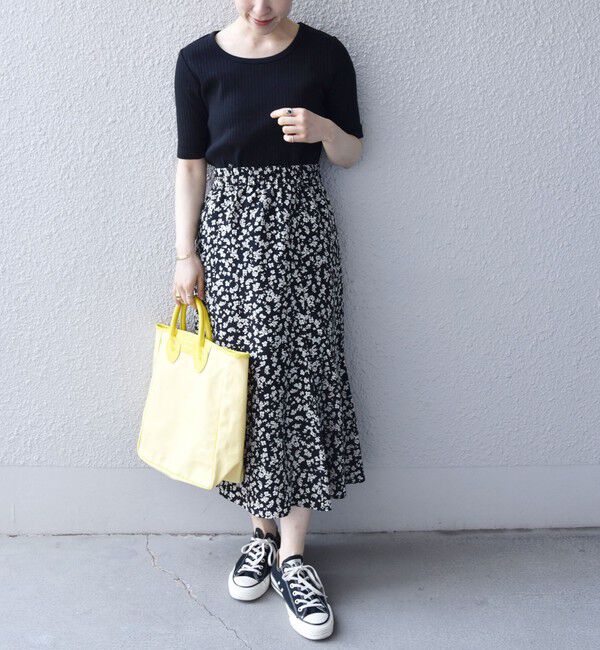 SHIPS any「SHIPS any:〈ウォッシャブル〉テレコ ハーフ スリーブ TEE」|Tシャツ・カットソー|