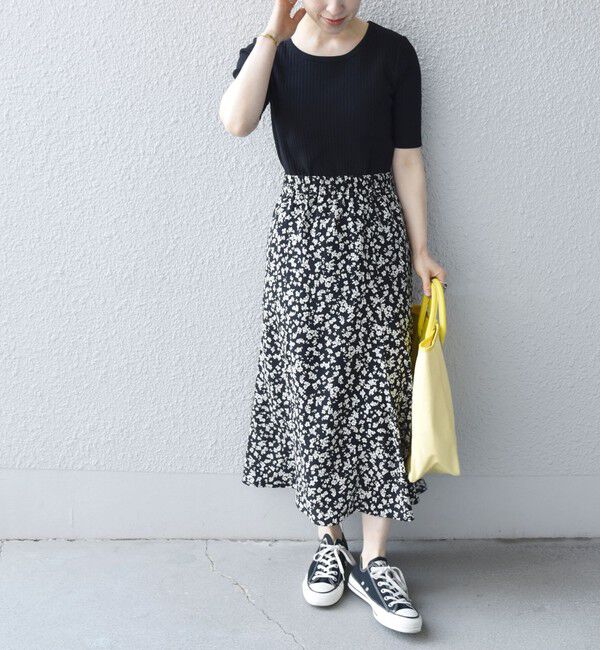 SHIPS any「SHIPS any:〈ウォッシャブル〉テレコ ハーフ スリーブ TEE」|Tシャツ・カットソー|