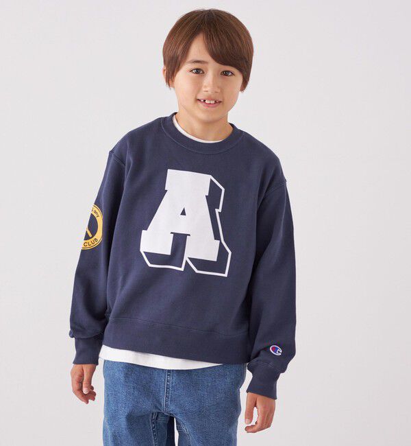 SHIPS any「【SHIPS any別注】 Champion: テニスクラブ クルーネック スウェット 〈KIDS〉◇」|スウェット・ジャージ|