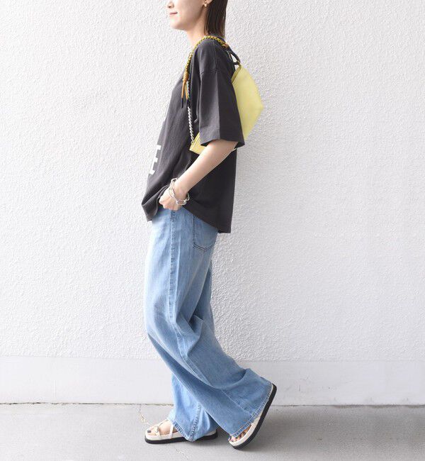 SHIPS for women「【SHIPS別注】81BRANCA:5分袖 ロゴ TEE 24SS 」|Tシャツ・カットソー|