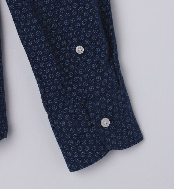 SHIPS Colors 「SHIPS Colors:ワイドカラー プリント ドレス ネルシャツ」|シャツ・ブラウス|