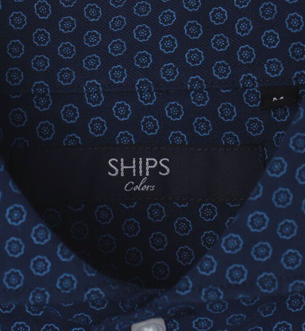 SHIPS Colors 「SHIPS Colors:ワイドカラー プリント ドレス ネルシャツ」|シャツ・ブラウス|