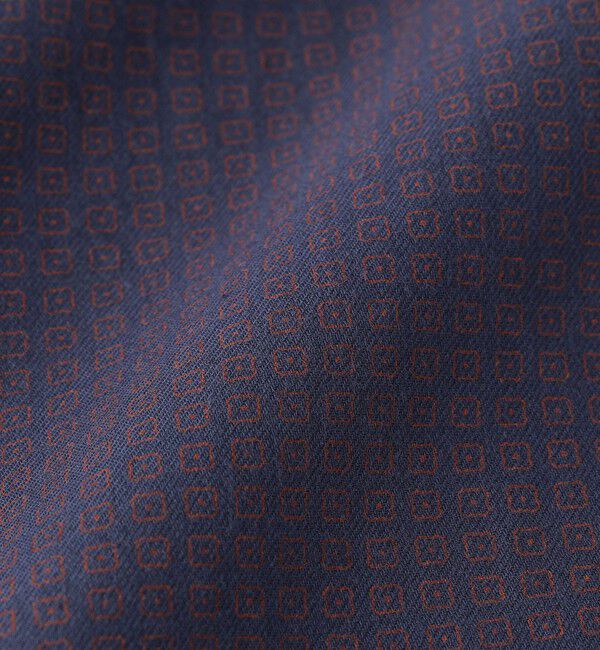 SHIPS Colors 「SHIPS Colors:ワイドカラー プリント ドレス ネルシャツ」|シャツ・ブラウス|