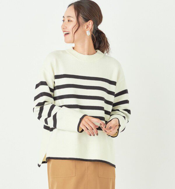 SHIPS Colors 「SHIPS Colors:〈手洗い可能〉フラッフィー クルーネック ニット◇」|ニット・セーター|