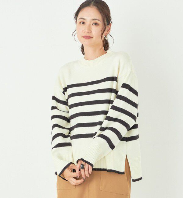 SHIPS Colors 「SHIPS Colors:〈手洗い可能〉フラッフィー クルーネック ニット◇」|ニット・セーター|