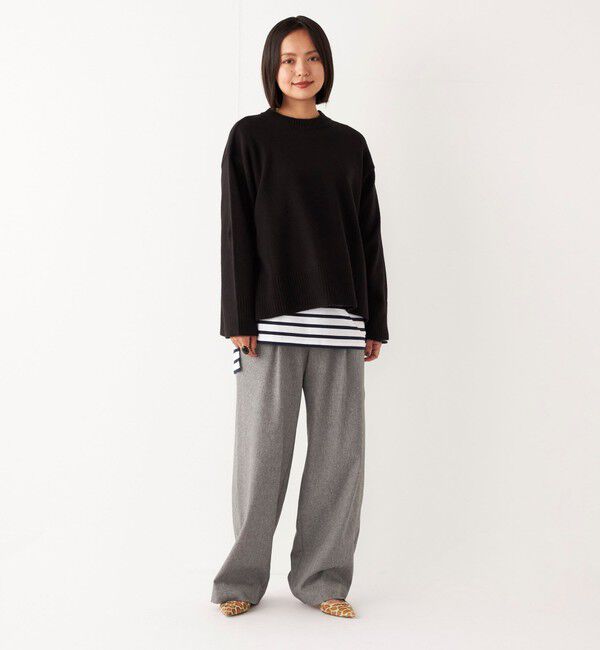 SHIPS Colors 「SHIPS Colors:〈手洗い可能〉フラッフィー クルーネック ニット◇」|ニット・セーター|