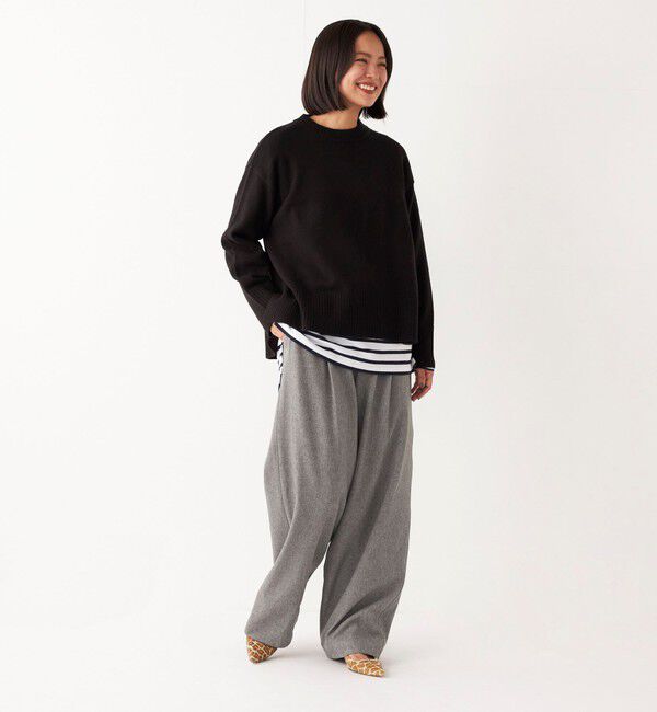 SHIPS Colors 「SHIPS Colors:〈手洗い可能〉フラッフィー クルーネック ニット◇」|ニット・セーター|