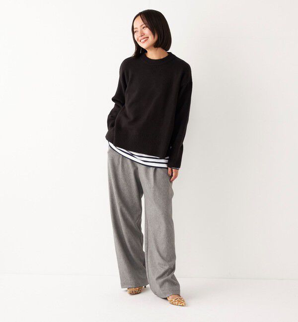 SHIPS Colors 「SHIPS Colors:〈手洗い可能〉フラッフィー クルーネック ニット◇」|ニット・セーター|