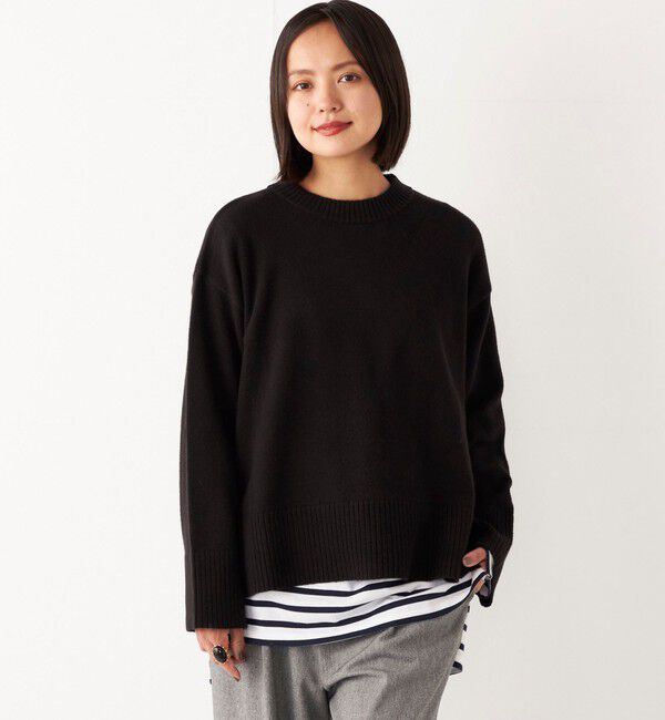 SHIPS Colors 「SHIPS Colors:〈手洗い可能〉フラッフィー クルーネック ニット◇」|ニット・セーター|