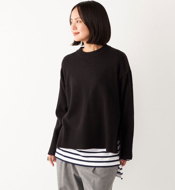 SHIPS Colors 「SHIPS Colors:〈手洗い可能〉フラッフィー クルーネック ニット◇」|ニット・セーター|