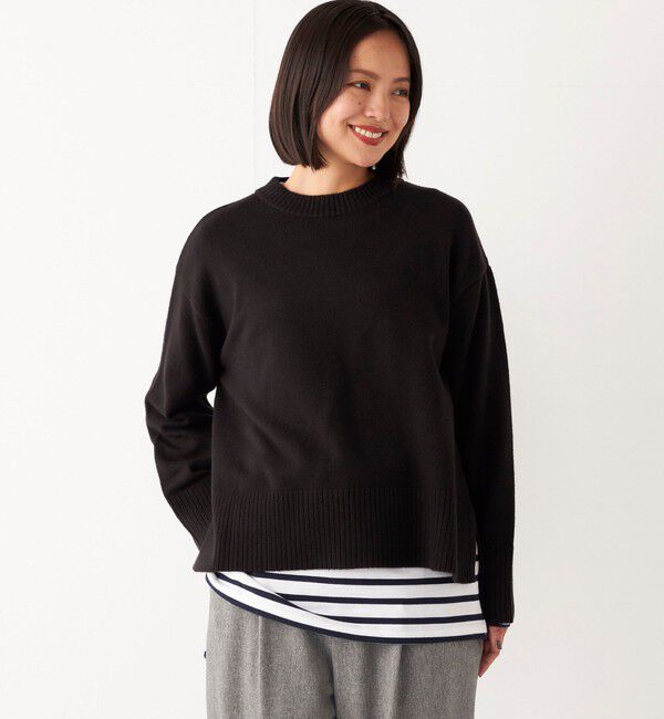 SHIPS Colors 「SHIPS Colors:〈手洗い可能〉フラッフィー クルーネック ニット◇」|ニット・セーター|