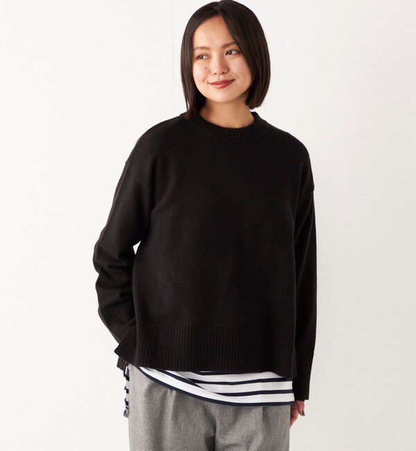 SHIPS Colors 「SHIPS Colors:〈手洗い可能〉フラッフィー クルーネック ニット◇」|ニット・セーター|