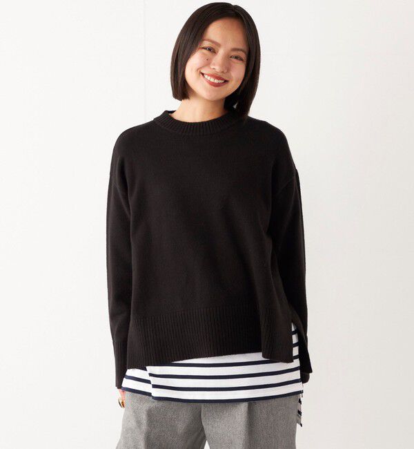 SHIPS Colors 「SHIPS Colors:〈手洗い可能〉フラッフィー クルーネック ニット◇」|ニット・セーター|