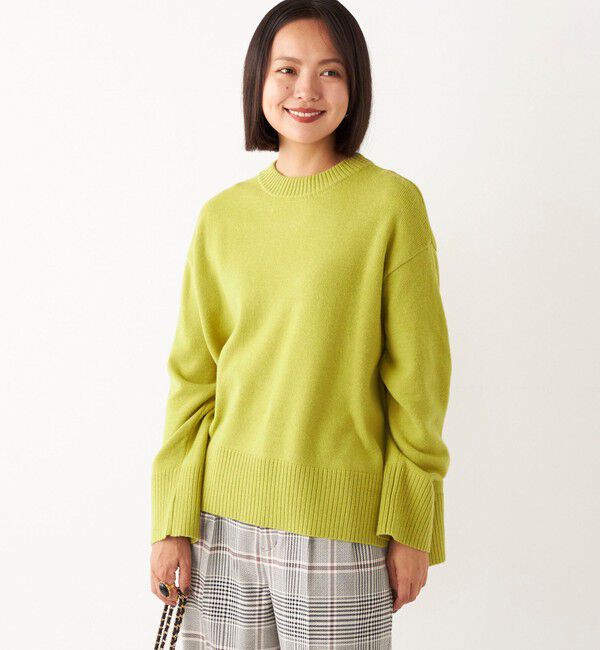 SHIPS Colors 「SHIPS Colors:〈手洗い可能〉フラッフィー クルーネック ニット◇」|ニット・セーター|