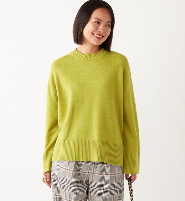 SHIPS Colors 「SHIPS Colors:〈手洗い可能〉フラッフィー クルーネック ニット◇」|ニット・セーター|