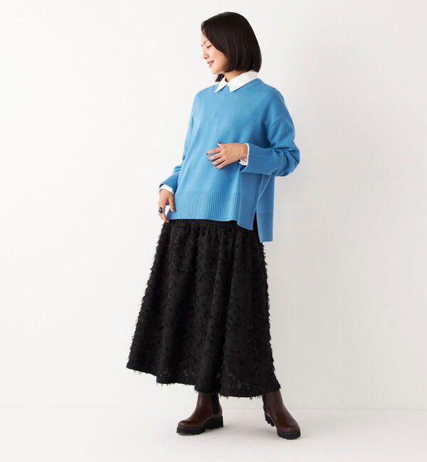 SHIPS Colors 「SHIPS Colors:〈手洗い可能〉フラッフィー クルーネック ニット◇」|ニット・セーター|