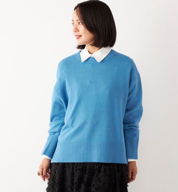 SHIPS Colors 「SHIPS Colors:〈手洗い可能〉フラッフィー クルーネック ニット◇」|ニット・セーター|