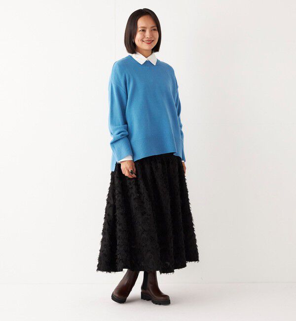 SHIPS Colors 「SHIPS Colors:〈手洗い可能〉フラッフィー クルーネック ニット◇」|ニット・セーター|