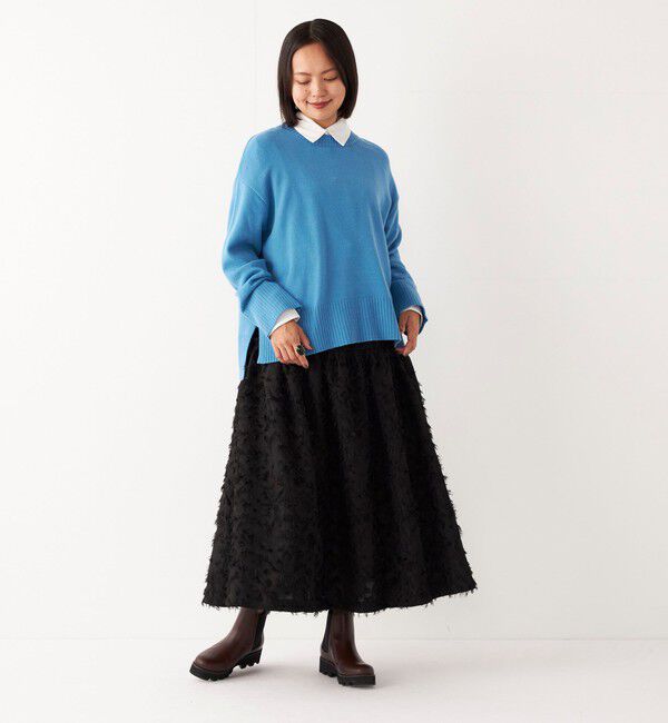 SHIPS Colors 「SHIPS Colors:〈手洗い可能〉フラッフィー クルーネック ニット◇」|ニット・セーター|