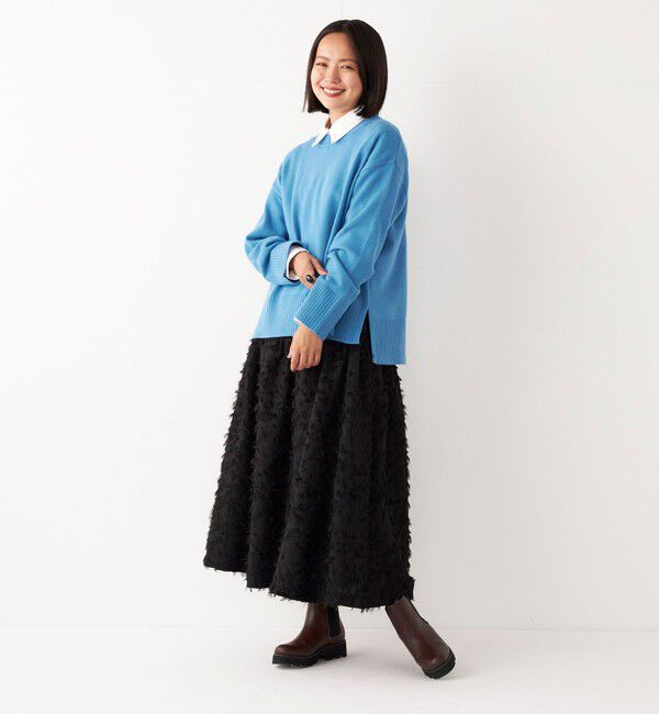 SHIPS Colors 「SHIPS Colors:〈手洗い可能〉フラッフィー クルーネック ニット◇」|ニット・セーター|