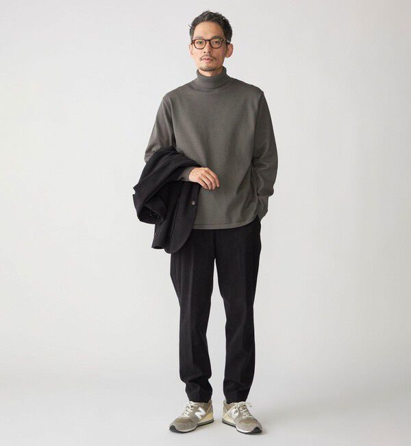 SHIPS「SHIPS: ハイゲージ コットン ウール タートルネック ニット」|ニット・セーター|