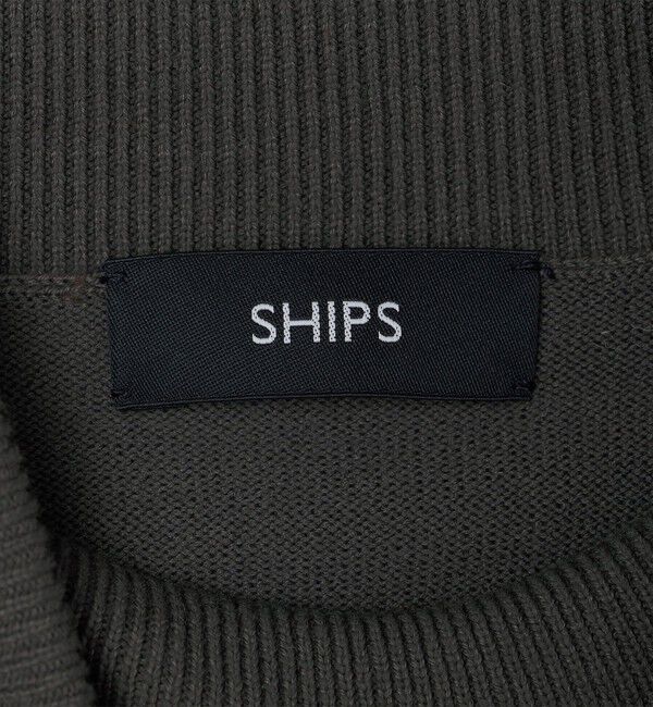 SHIPS「SHIPS: ハイゲージ コットン ウール タートルネック ニット」|ニット・セーター|