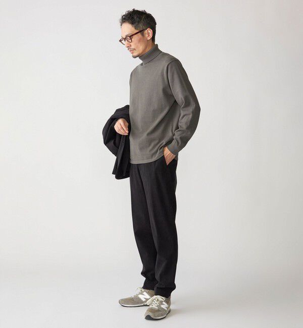 SHIPS「SHIPS: ハイゲージ コットン ウール タートルネック ニット」|ニット・セーター|