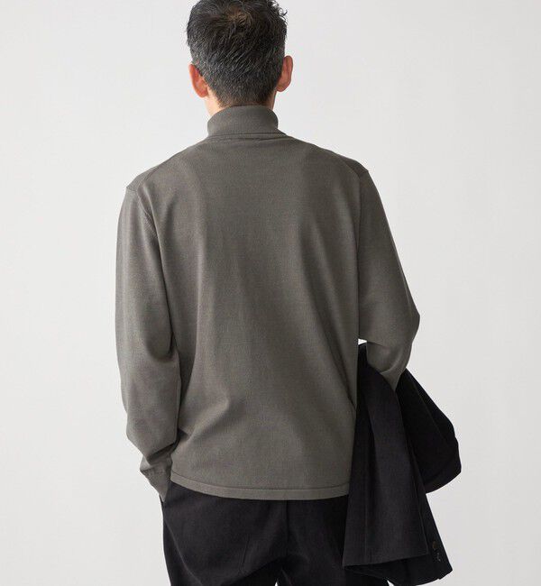 SHIPS「SHIPS: ハイゲージ コットン ウール タートルネック ニット」|ニット・セーター|