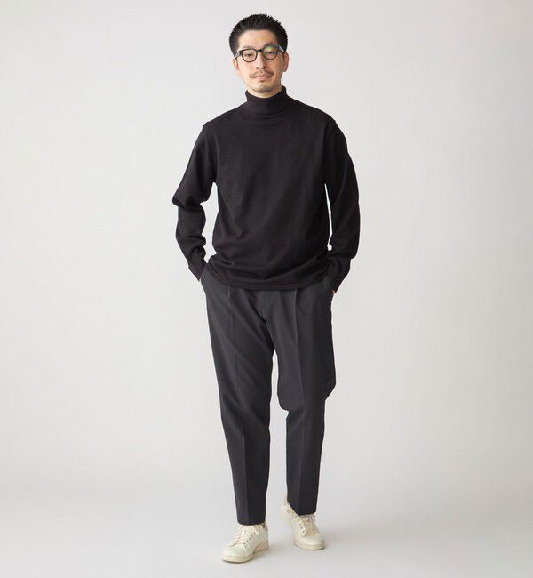 SHIPS「SHIPS: ハイゲージ コットン ウール タートルネック ニット」|ニット・セーター|