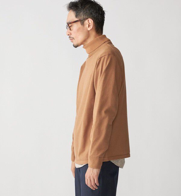 SHIPS「SHIPS: ハイゲージ コットン ウール タートルネック ニット」|ニット・セーター|