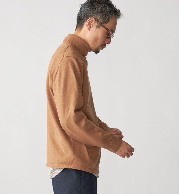 SHIPS「SHIPS: ハイゲージ コットン ウール タートルネック ニット」|ニット・セーター|