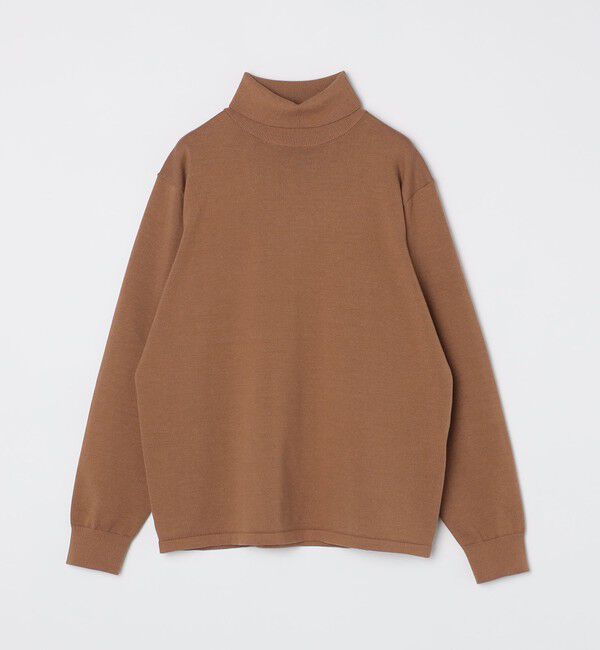 SHIPS「SHIPS: ハイゲージ コットン ウール タートルネック ニット」|ニット・セーター|