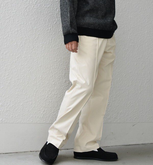 SHIPS any「SHIPS any: 〈洗濯機可能〉センタークリース ステッチ セミワイド イージー チノパンツ◇」|チノ|