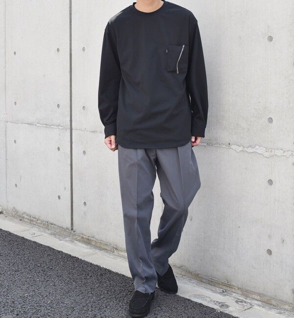 SHIPS any「SHIPS any: 〈洗濯機可能〉センタークリース ステッチ セミワイド イージー チノパンツ◇」|チノ|