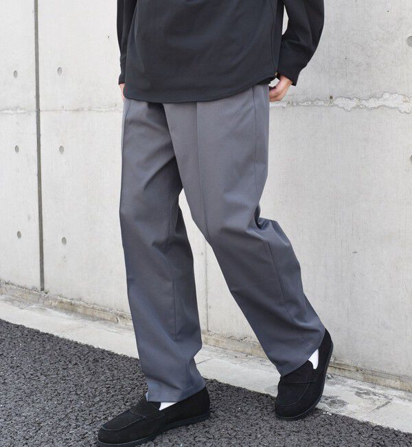 SHIPS any「SHIPS any: 〈洗濯機可能〉センタークリース ステッチ セミワイド イージー チノパンツ◇」|チノ|