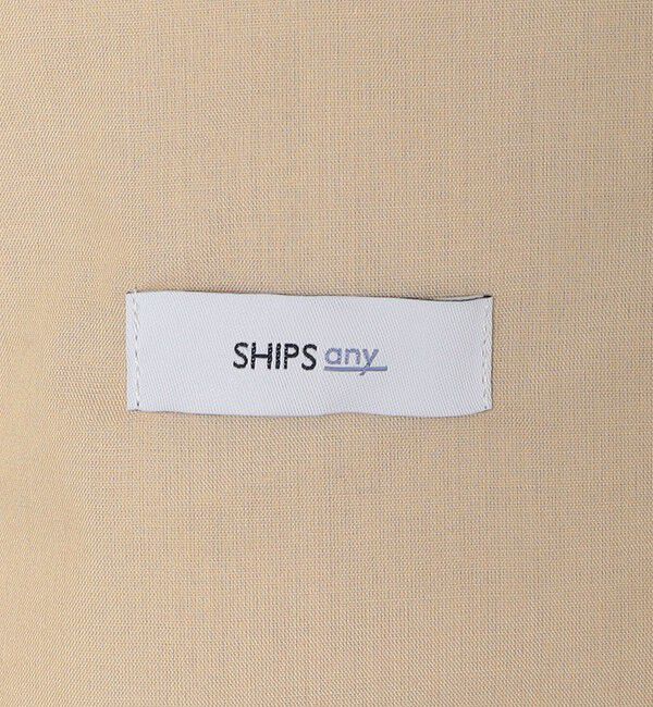 SHIPS any「SHIPS any: 〈洗濯機可能〉センタークリース ステッチ セミワイド イージー チノパンツ◇」|チノ|